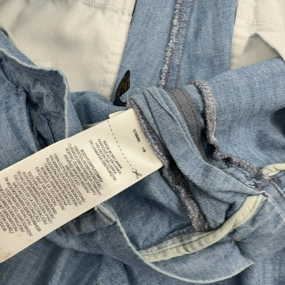 Polo Ralph Lauren Shorts Mens 35 Blue Cotton Chambray‎ Denim Casual Preppy